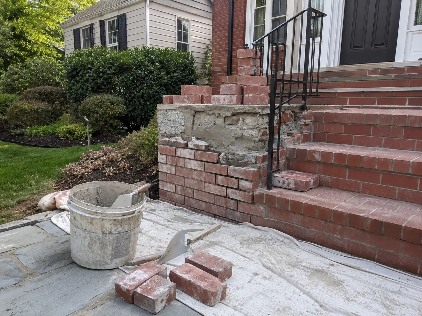 Blue stone patios