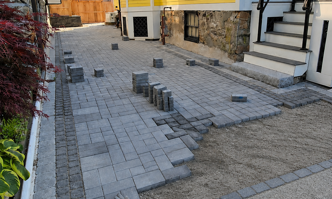 Concrete patio